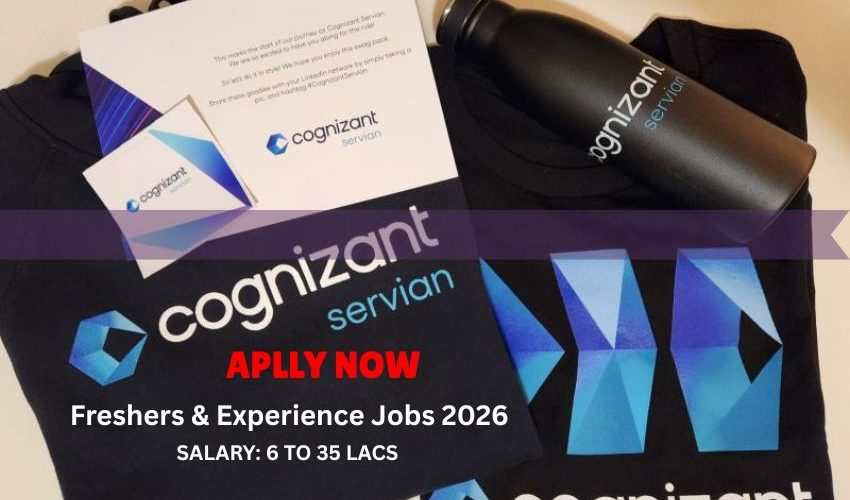 Cognizant Jobs for Freshers & Experience 2026 | Salary 6 to 35 Lacs | Apply Now