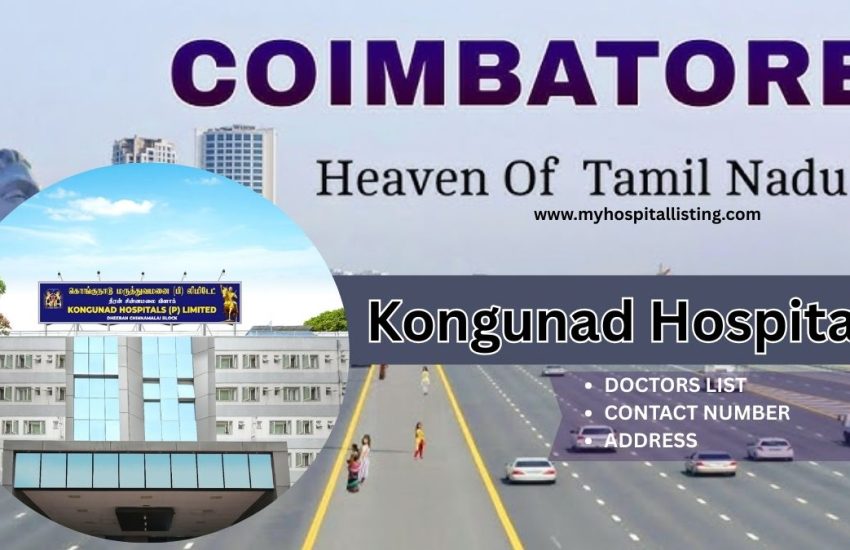 Kongunadu Hospital in Coimbatore | Doctors, Contact, Fees