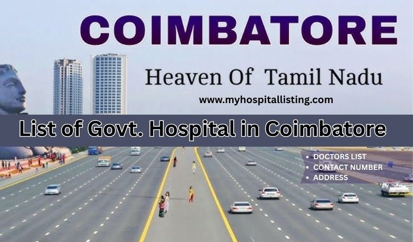 List of Government Hospital in Coimbatore
